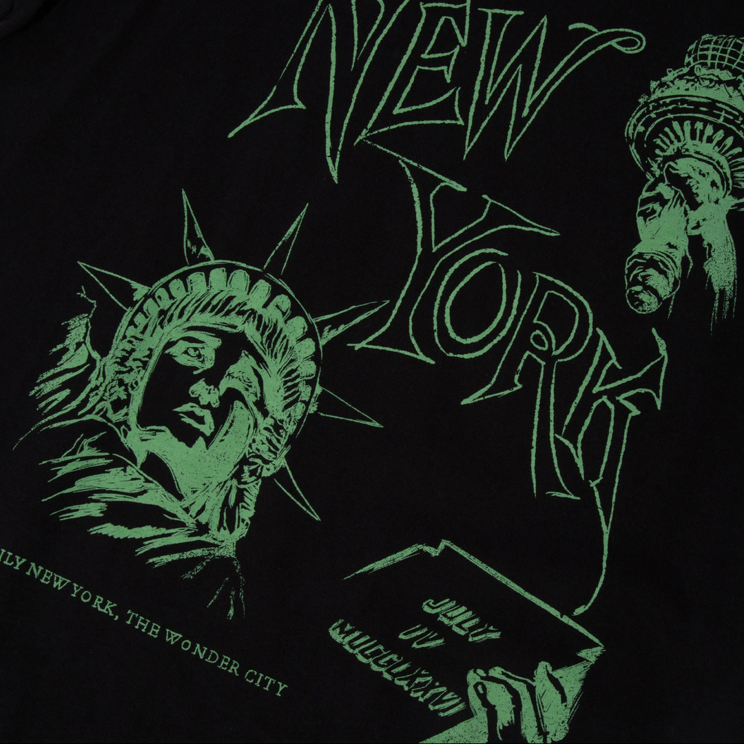 Only NY Men's The Wonder City T-Shirt Black