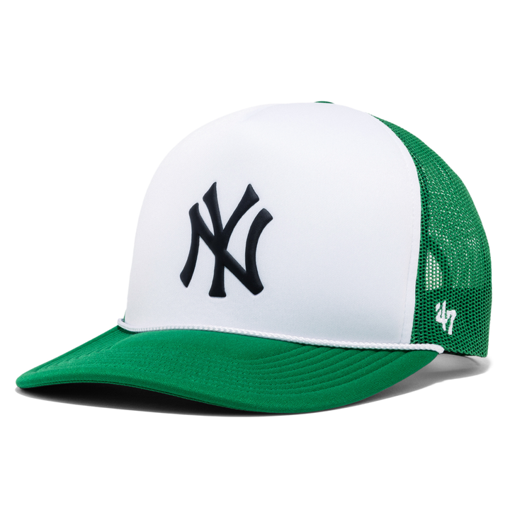‘47 Brand x West NYC New York Yankees Foam Front Trucker White/Kelly Green