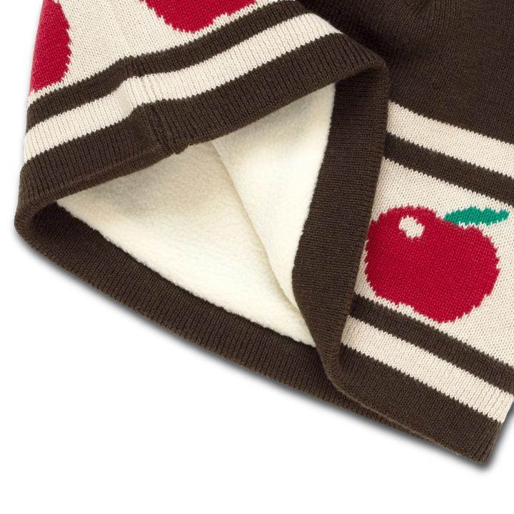 Only NY Apple Beanie Brown/Natural