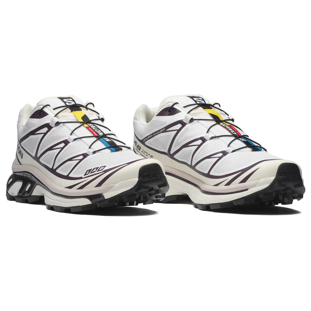 【SALOMON】 XT-6 White / Vanilla Ice Salomon Men's XT-6 White/Vanilla Ice/Plum Perfect - West NYC