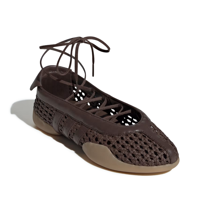 Adidas Women's Taekwondo Mei Ballet Brown Woven Leather