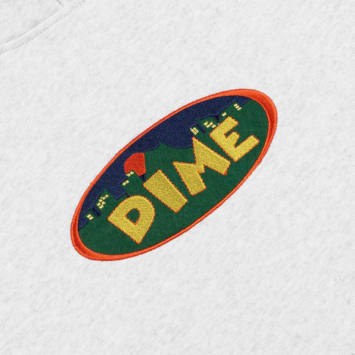 Dime Men's Ville Ash Grey Hoodie