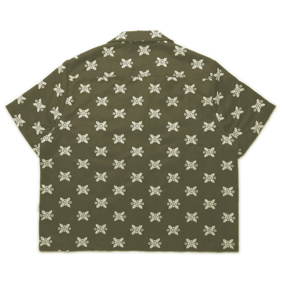 Rizort Men's Ronan Camp Collar Olive/Green