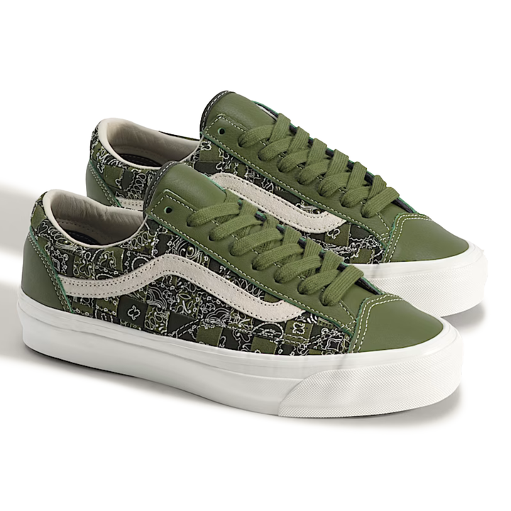 Vans Men's Premium Old Skool 36 Bandana Green