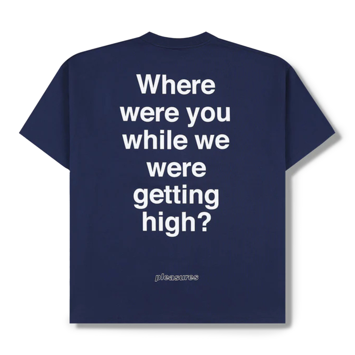 Pleasures Men's Oasis Question Mark T-Shirt Navy