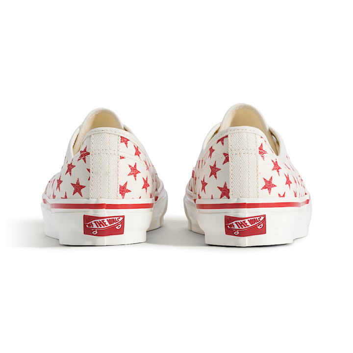 Vans Men's Premium Authentic Stars Racing Red/Marshmallow White