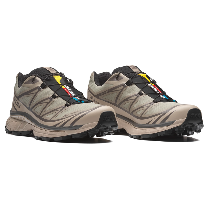 Salomon Men's XT-6 Gore-Tex Pepper/Sage/Tan
