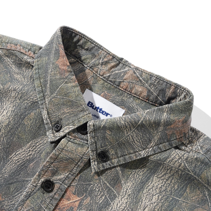 Butter Men's Yard Shirt Forest Camouflage