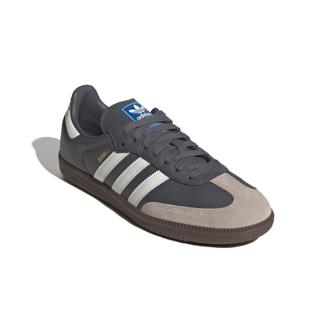 adidas Samba OG Shoes - Men's - Grey Five / White / Gum - 5.5 adidas Samba OG Shoes - Men's - Grey Five / White / Gum - 5.5