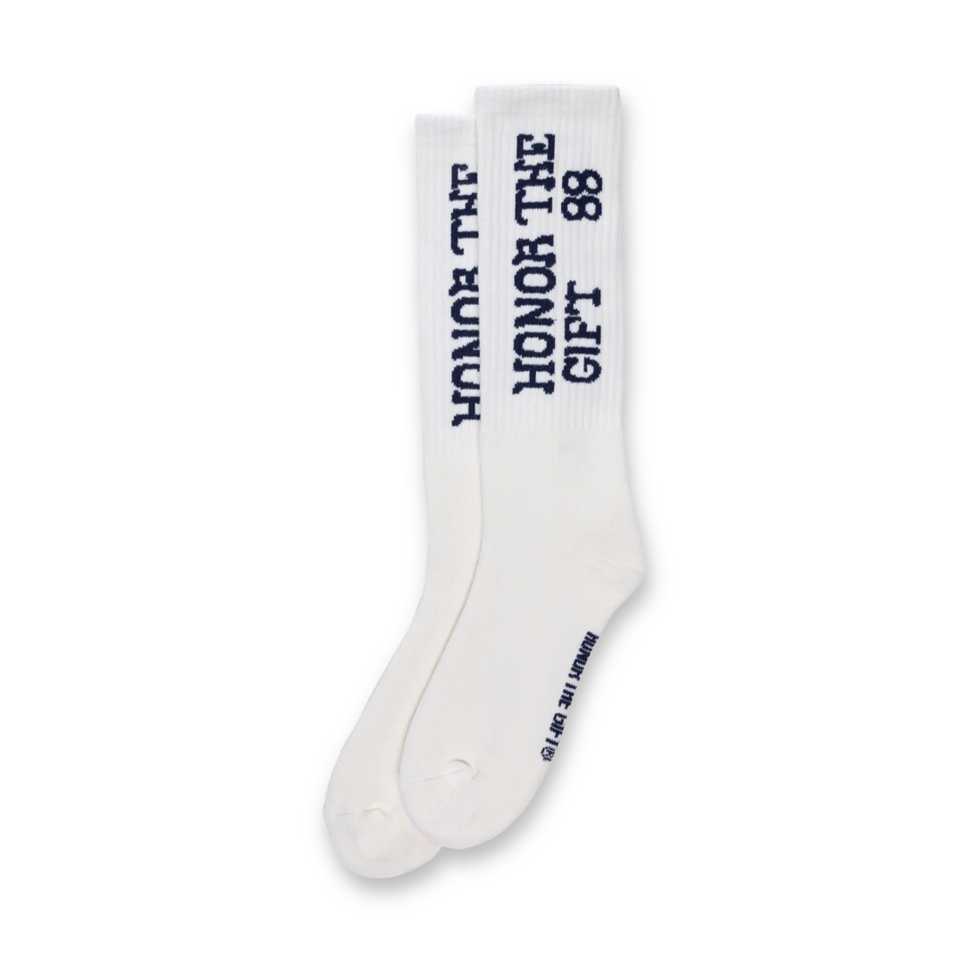 Honor The Gift For Sale Ribbed Sock Bone