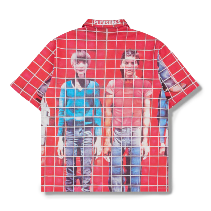 Pleasures Men's Food Button Up Red