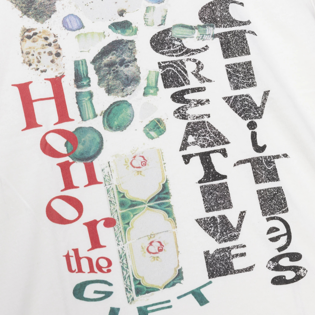 Honor The Gift Men's Honor Creative Tee Bone