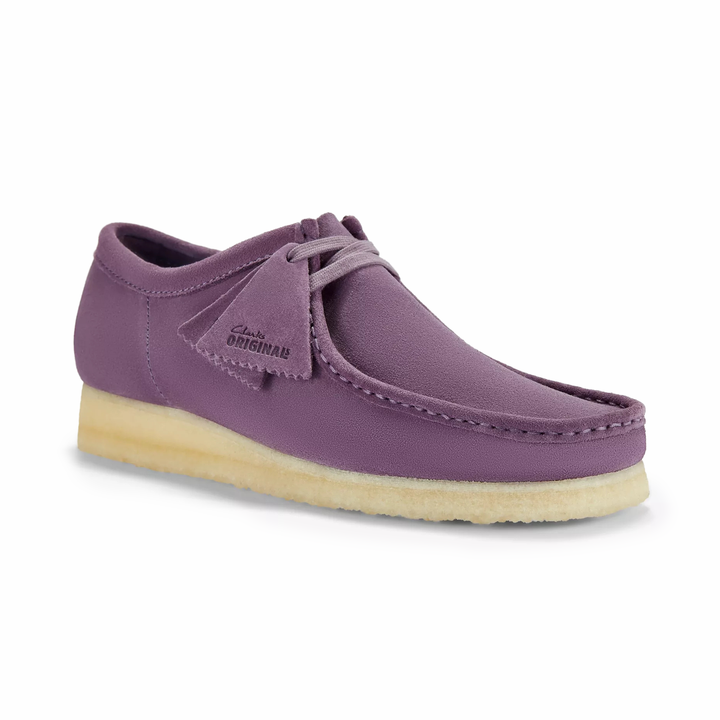 Clarks Men's Wallabee Plum Suede