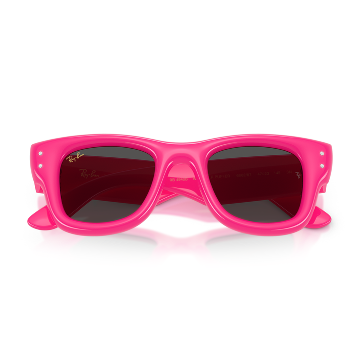Ray Ban X A$AP Rocky Wayfarer Puffer Crystal Edition Polished Pink & Strass Frame/Ultra Black Lenses