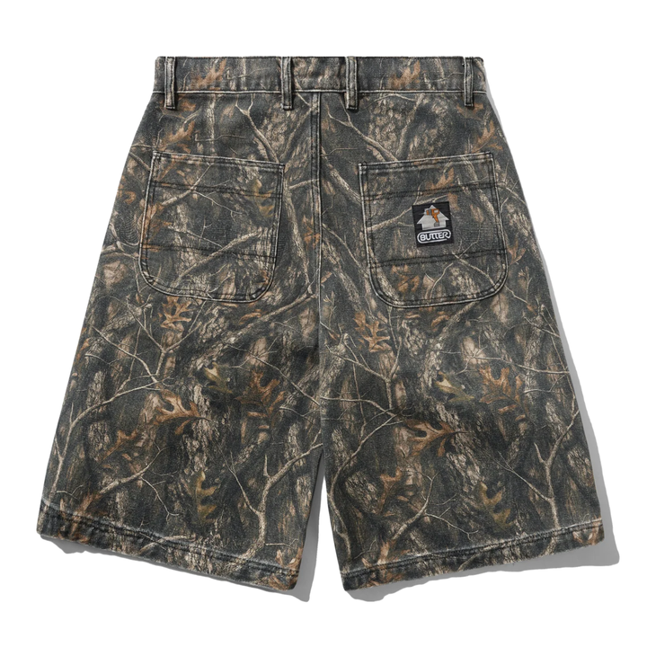 Butter Men's Work Shorts Forest Camouflage