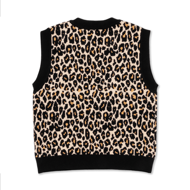 Father Figure Men's Clyde Knit Jersey Leopard Print/Black