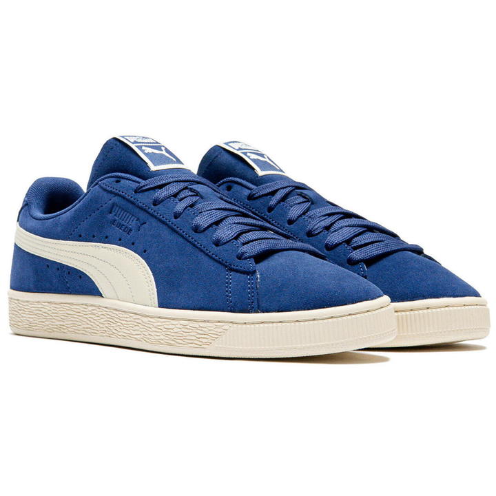 Puma Men's Charles F. Stead Cream/Blue Suede