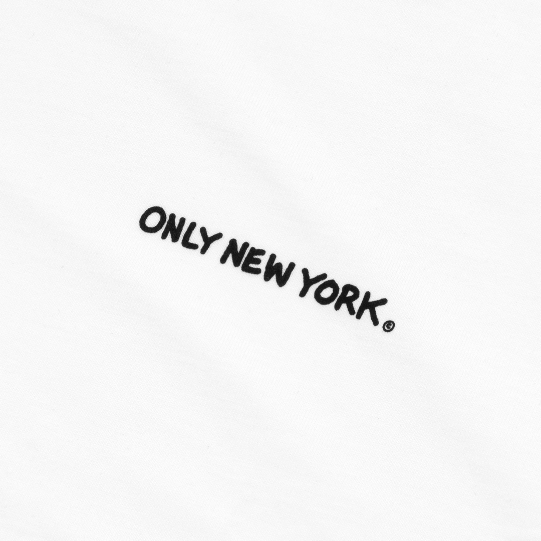 Only NY Men's Big Apple Skyline T-Shirt White