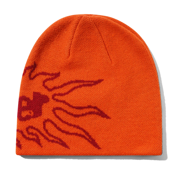 Butter Men's Solar Skully Beanie Orange