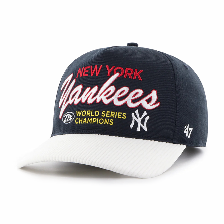'47 Brand New York Yankees Cooperstown 27x World Series Champions Hitch Navy