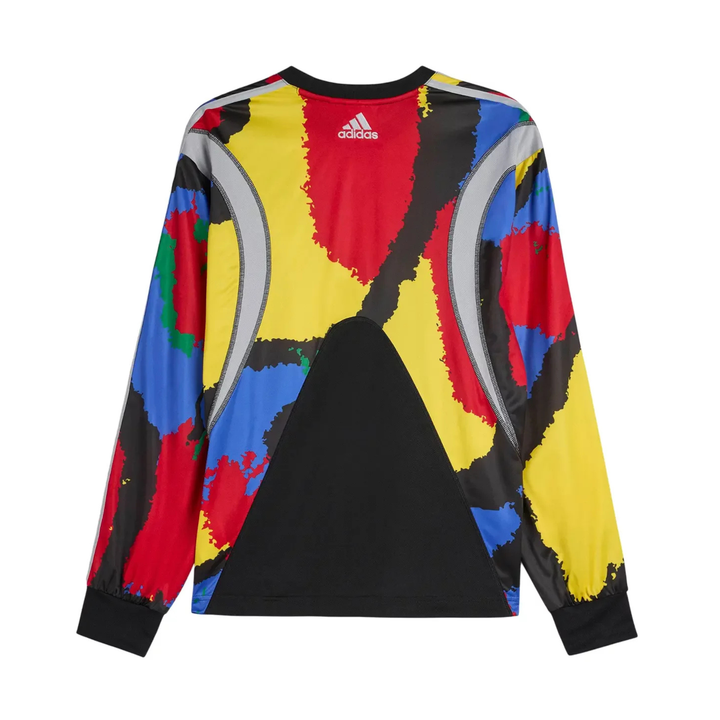 Adidas X Brain Dead Men's Graphic Printed Long Sleeve Jersey Black/Multicolor