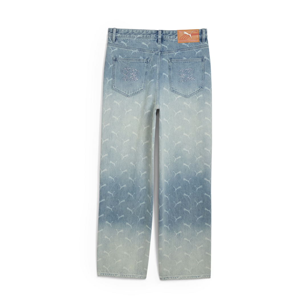 Puma X A$AP Rocky Men's Laser Monogram Faded Denim/AOP