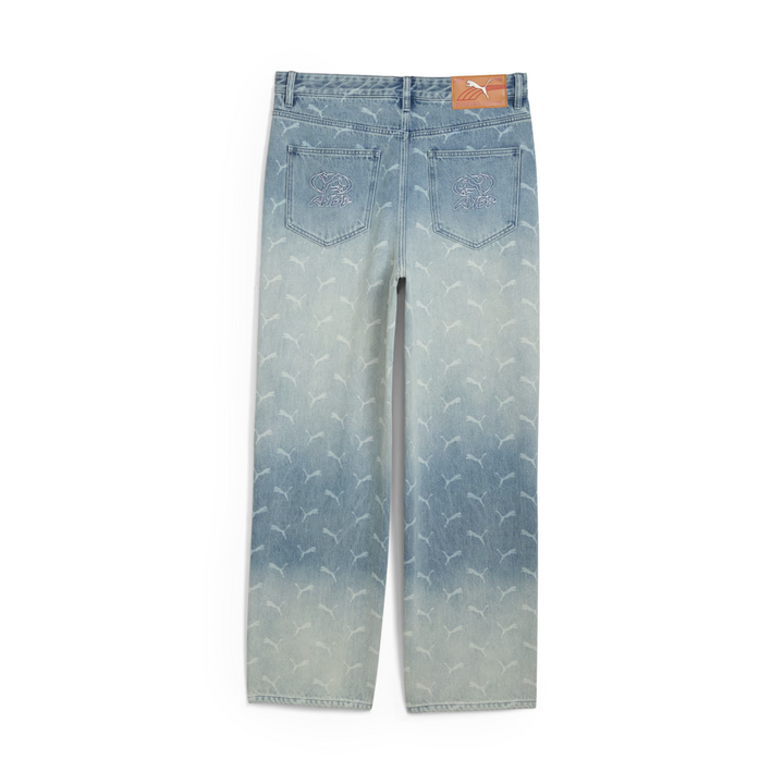 Puma X A$AP Rocky Men's Laser Monogram Faded Denim/AOP