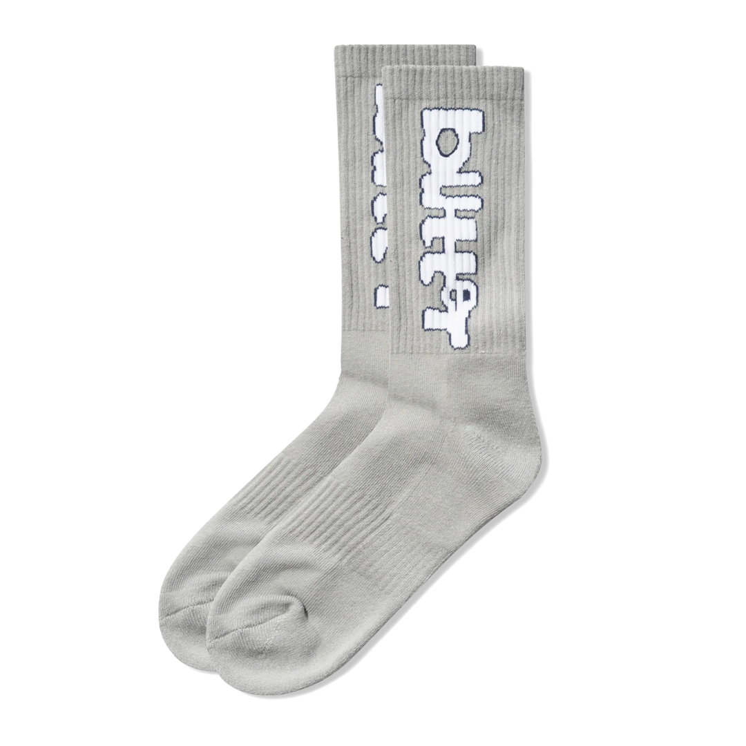 Butter Warped Sock Grey
