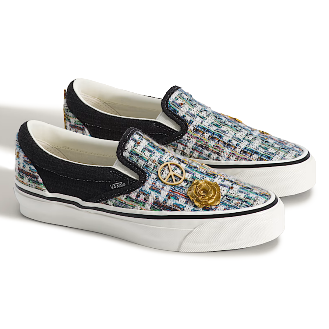 Vans Men's Premium Classic Slip On Cardigan Black/White