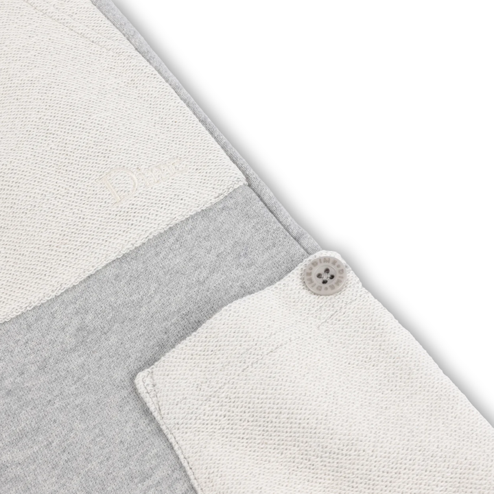 Dime Men's Reversed Terry Cargo Sweatpants Grey/White