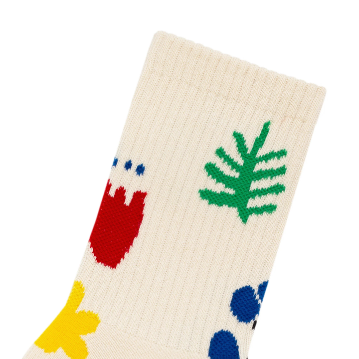Only NY Plants Cream/Multicolor Socks