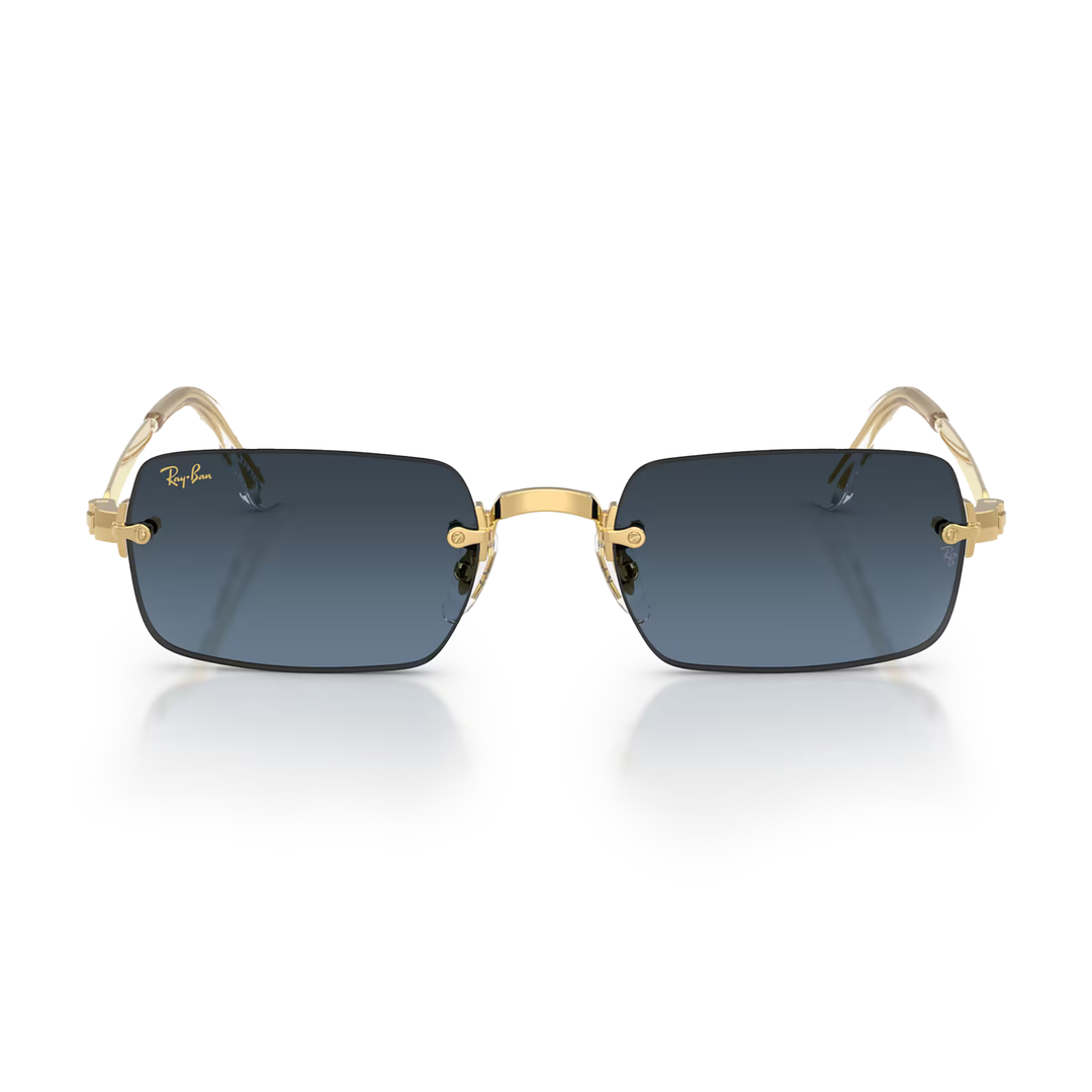 Ray Ban x A$AP Rocky RB3928 Blue Gradient Dark Grey Lens/Polished Arista Gold Frame