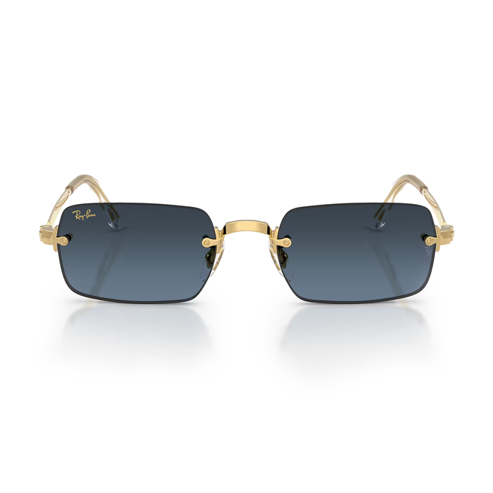 Ray Ban x A$AP Rocky RB3928 Blue Gradient Dark Grey Lens/Polished Arista Gold Frame
