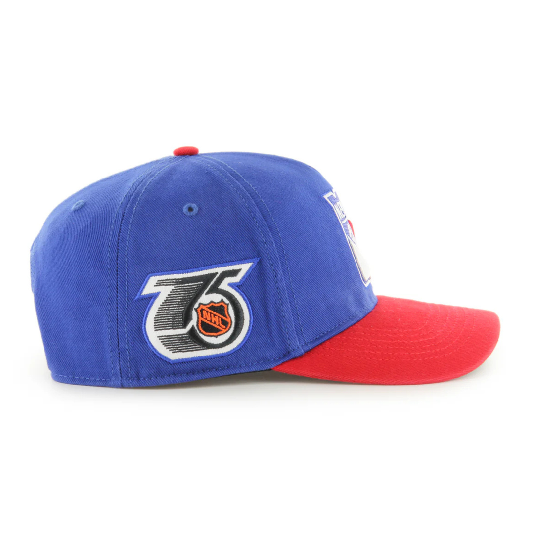 47 Brand New York Rangers 75th Anniversary Vintage Retro Freeze