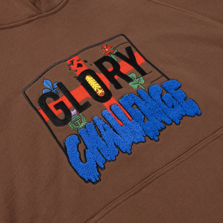 Dime Men's Glo Dime Glory Challenge Hoodie Dark Brown