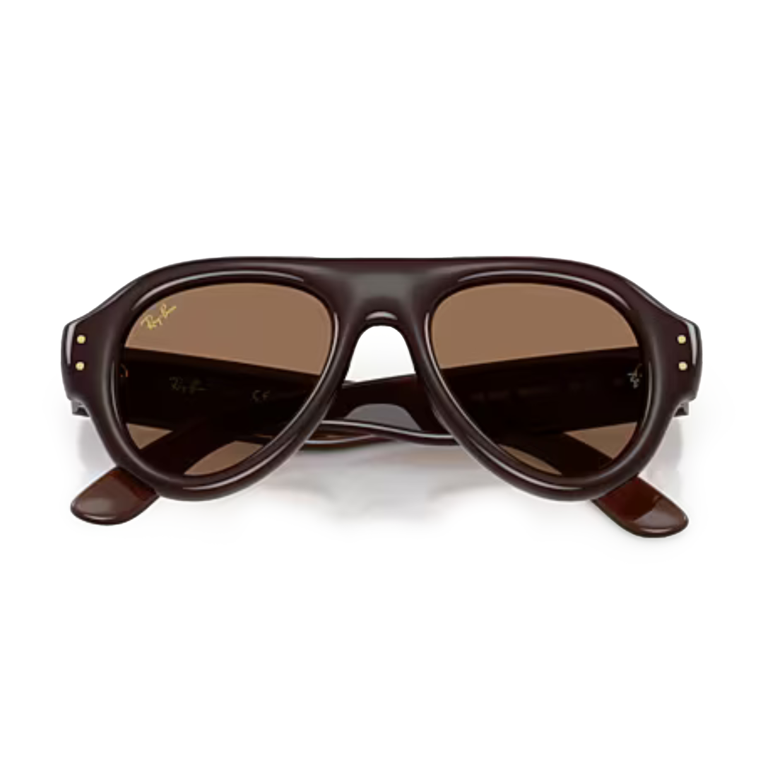 Ray Ban Aviator Puffer Brown