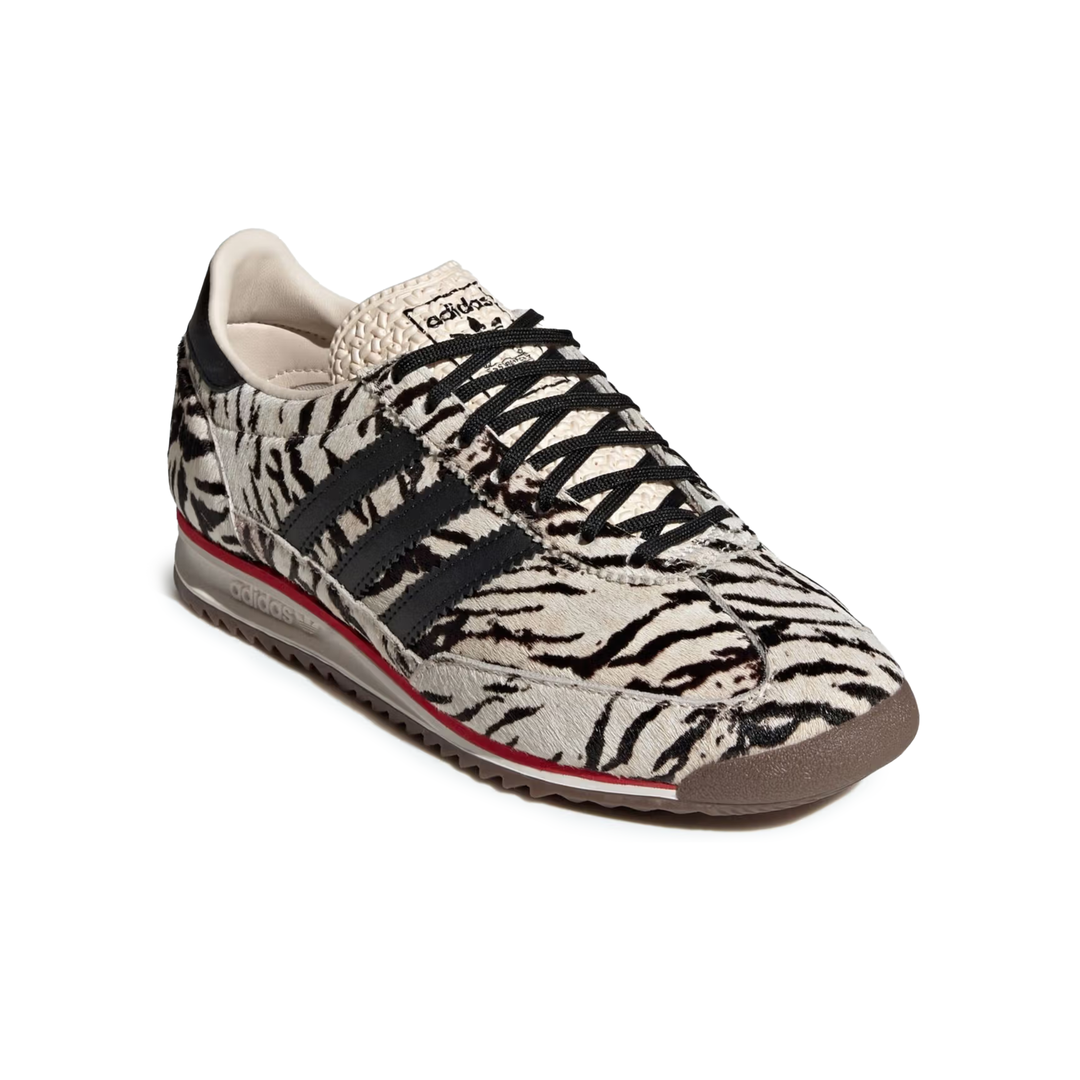 Adidas Women's SL 72 OG Zebra Off White/Core Black/Better Scarlett