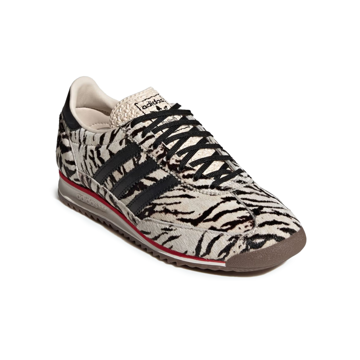 Adidas Women's SL 72 OG Zebra Off White/Core Black/Better Scarlett
