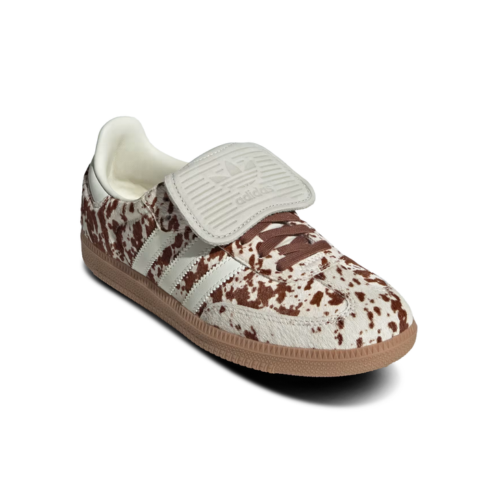 Adidas Women's Samba Long Tongue Cow Print/Off White/Lucid Pink/Gum