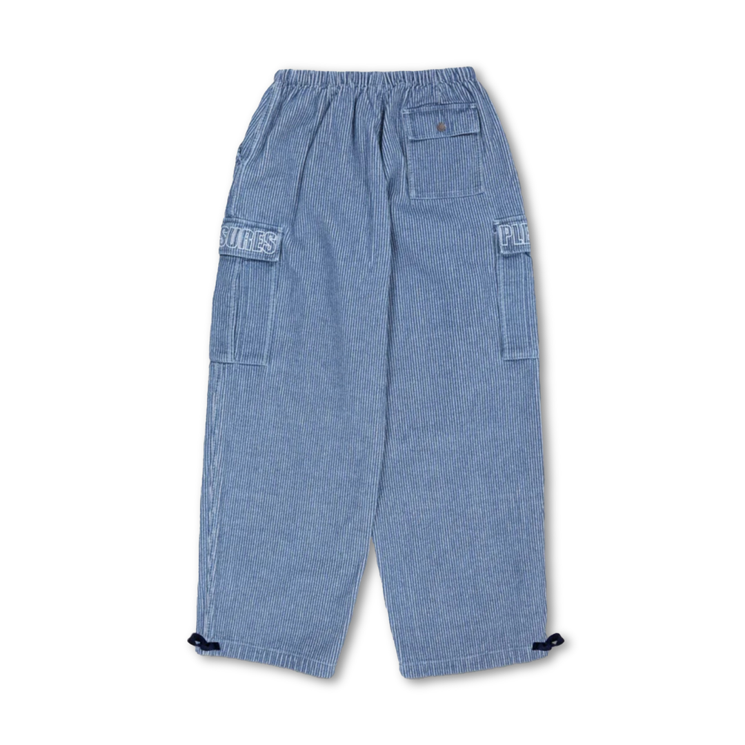 Pleasures Men's Visitor Cargo Pants Blue