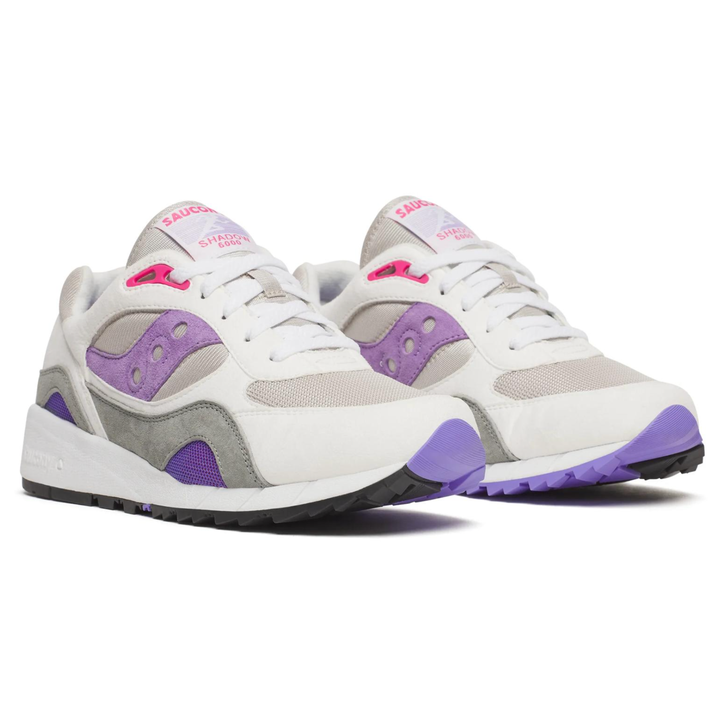 Saucony Men's Shadow 6000 White/Grey/Purple
