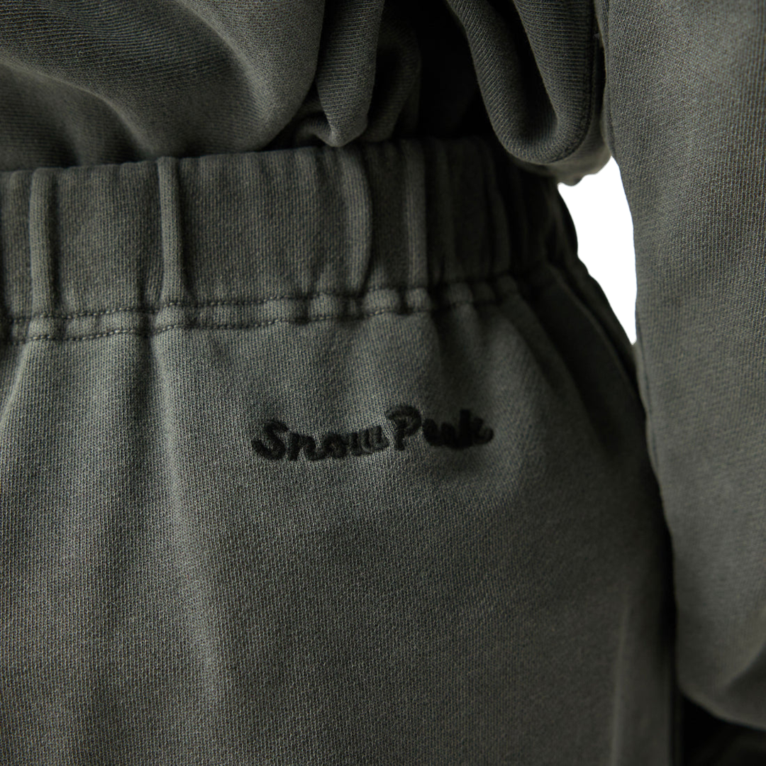 Snow Peak Men's Garment Dyed Pants Charcoal