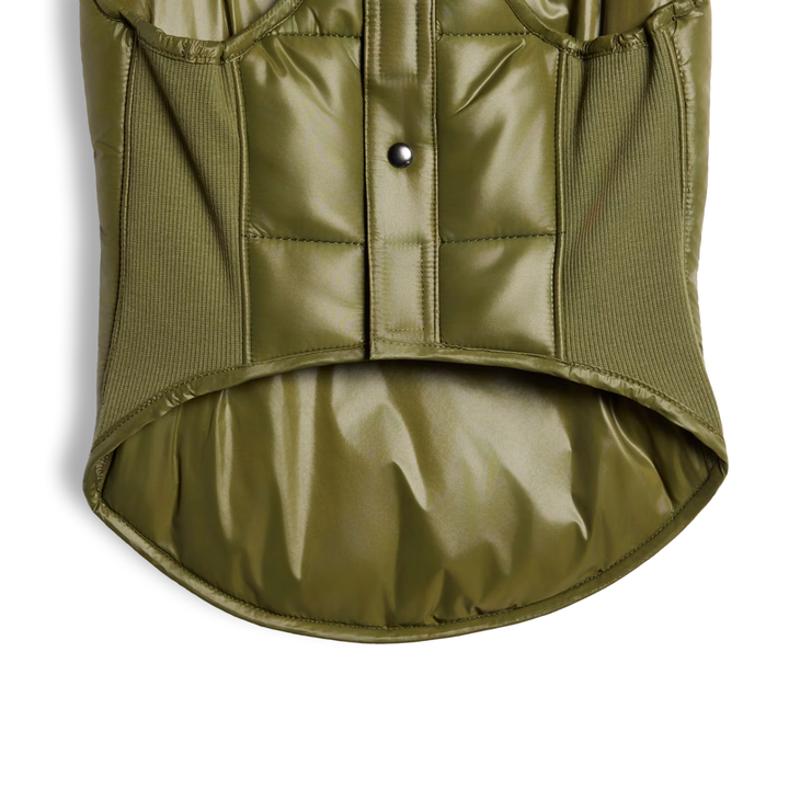 Adidas Dog Puffer Green/White Padded Vest