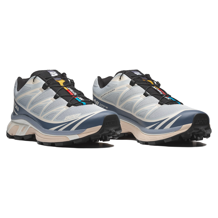 Salomon Men's XT-6 Pearl Blue/Grisaille/Vanilla Ice