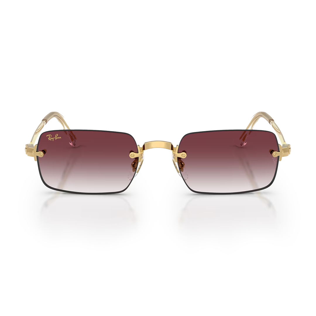 Ray Ban x A$AP Rocky RB3928 Clear Gradient Dark Violet Lens/Polished Arista Gold Frame