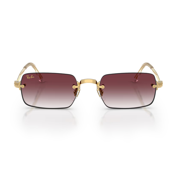 Ray Ban x A$AP Rocky RB3928 Clear Gradient Dark Violet Lens/Polished Arista Gold Frame