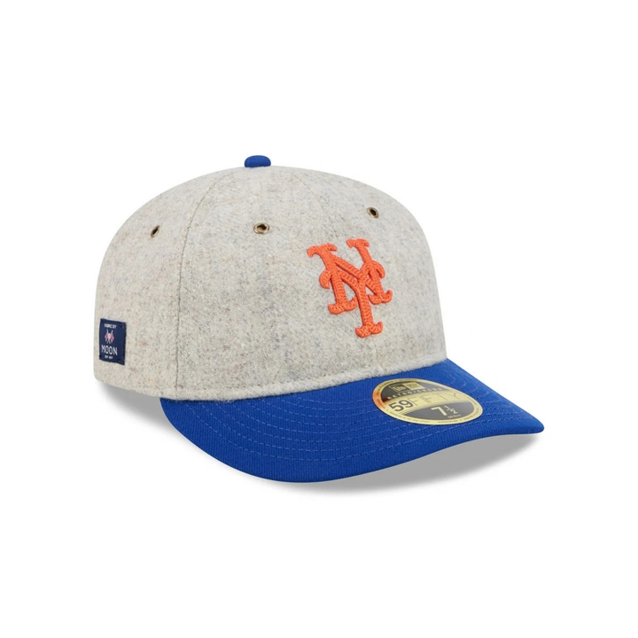 New Era 59FIFTY New York Mets Moon Herringbone Retro Crown Fitted