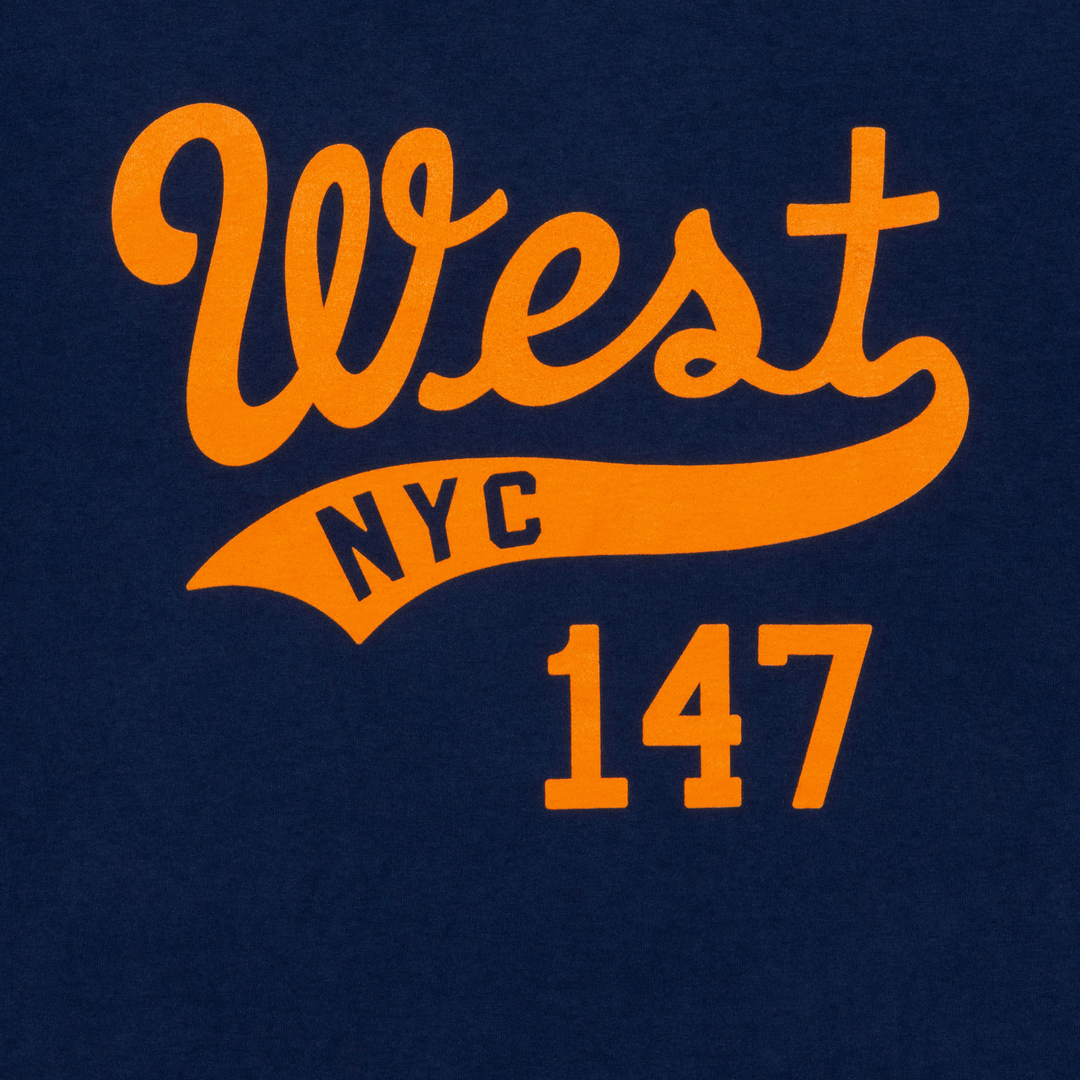 West NYC Men's Logo Navy/Orange Tee