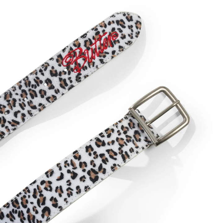 Butter Animal Hide Belt Snow Leopard