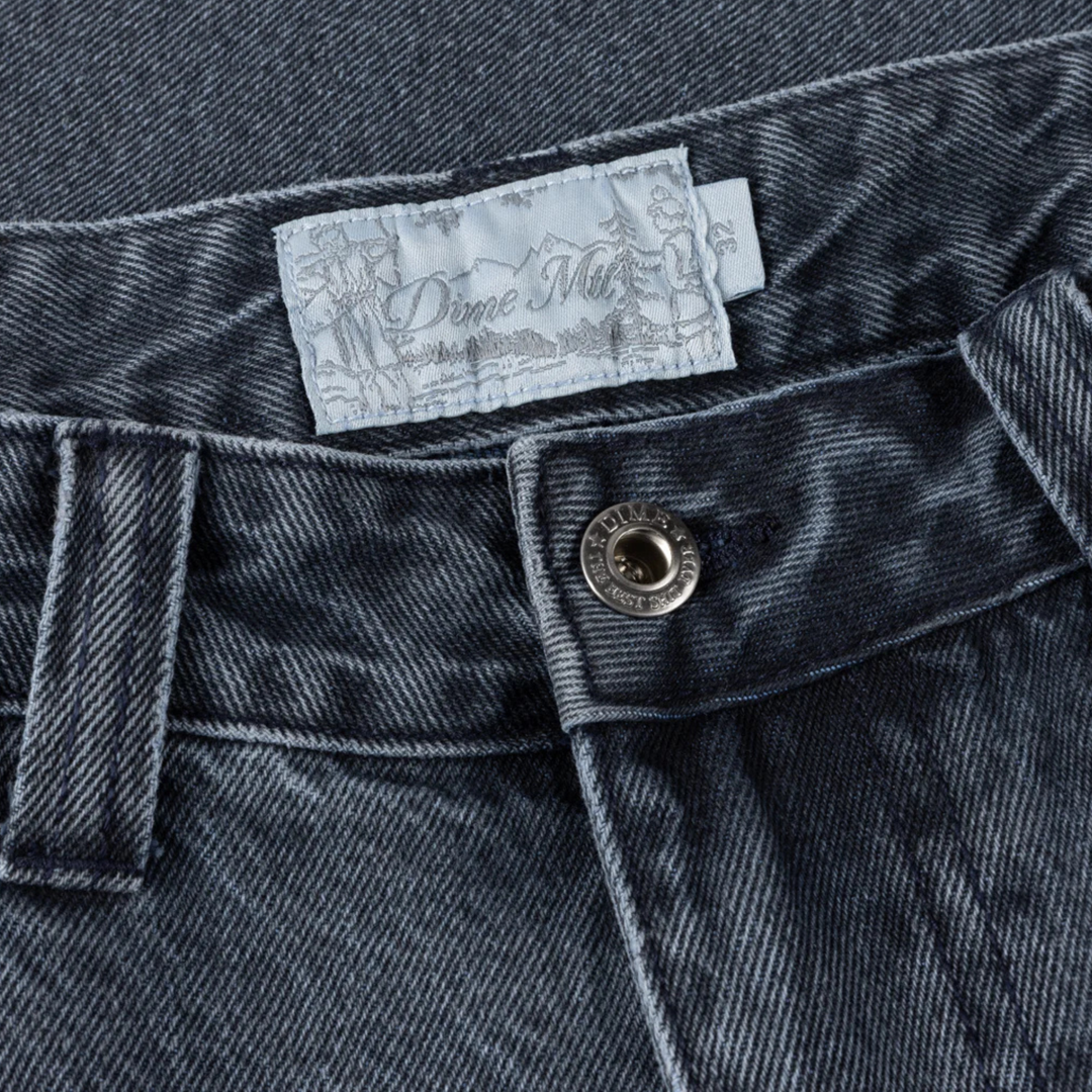 Dime Men's Classic Denim Short Overdyed Blue